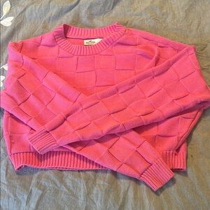 Hollister Pink Knit Sweater